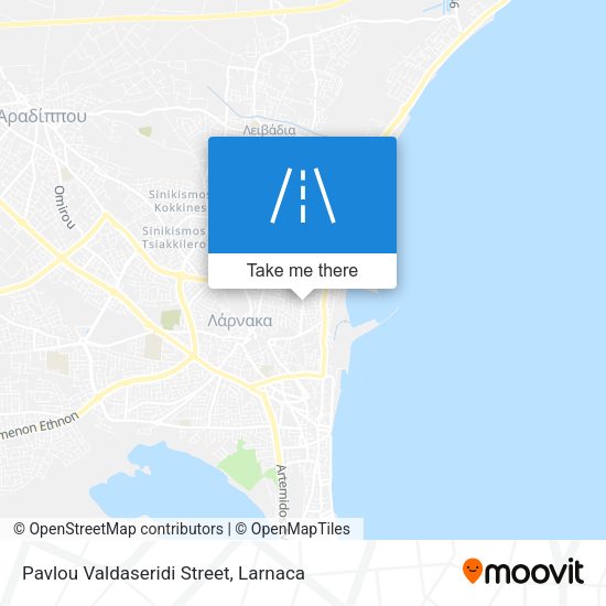 Pavlou Valdaseridi Street χάρτης