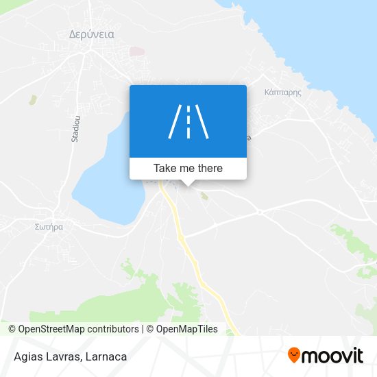 Agias Lavras χάρτης
