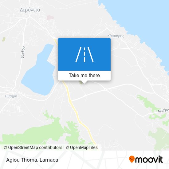 Agiou Thoma χάρτης