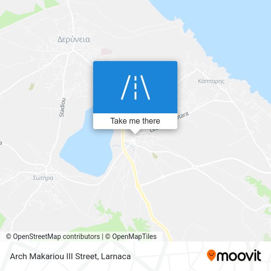 Arch Makariou III Street map