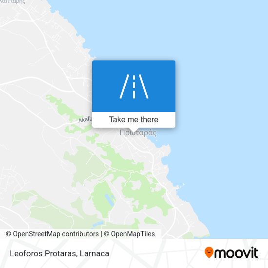 Leoforos Protaras map