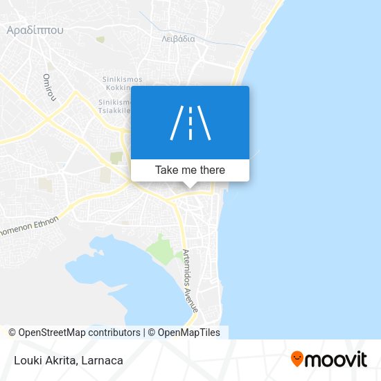 Louki Akrita map