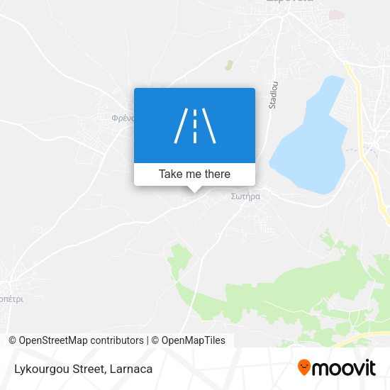 Lykourgou Street map