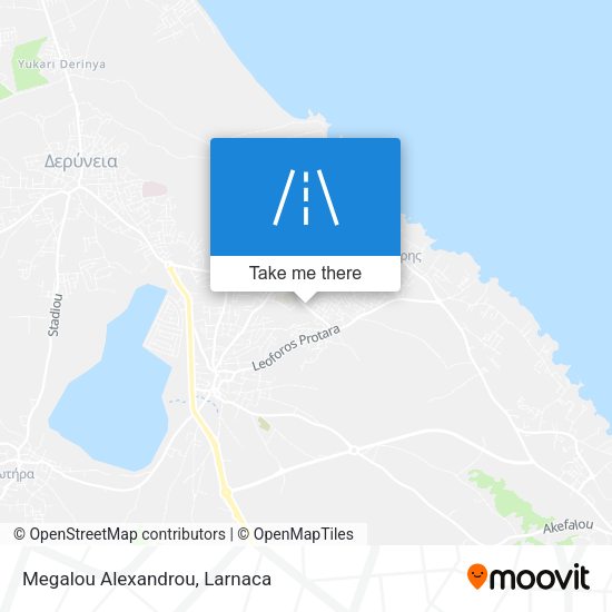 Megalou Alexandrou χάρτης