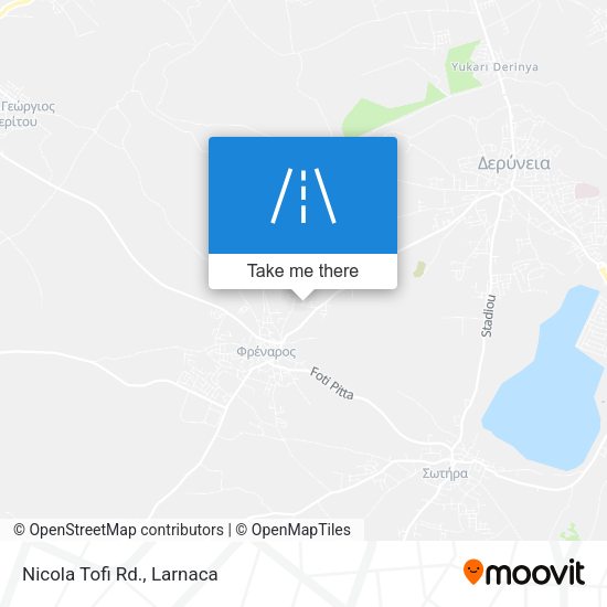 Nicola Tofi Rd. map