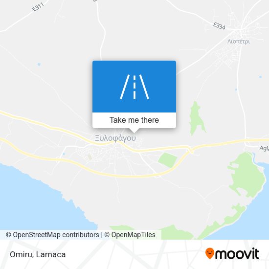Omiru χάρτης