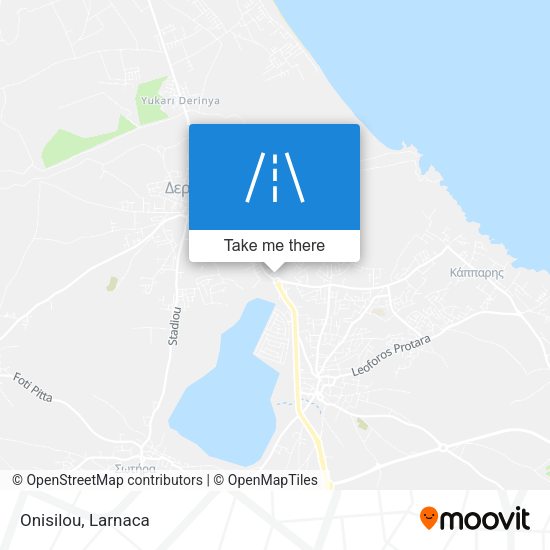 Onisilou χάρτης