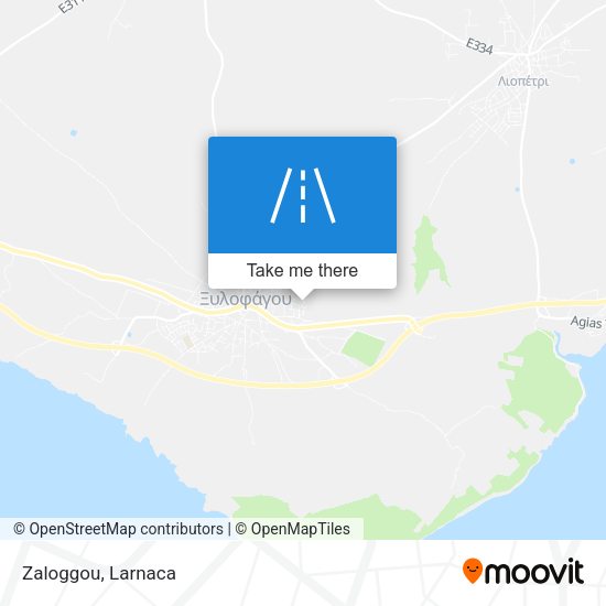 Zaloggou χάρτης