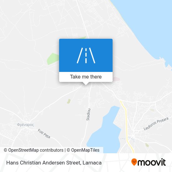 Hans Christian Andersen Street map