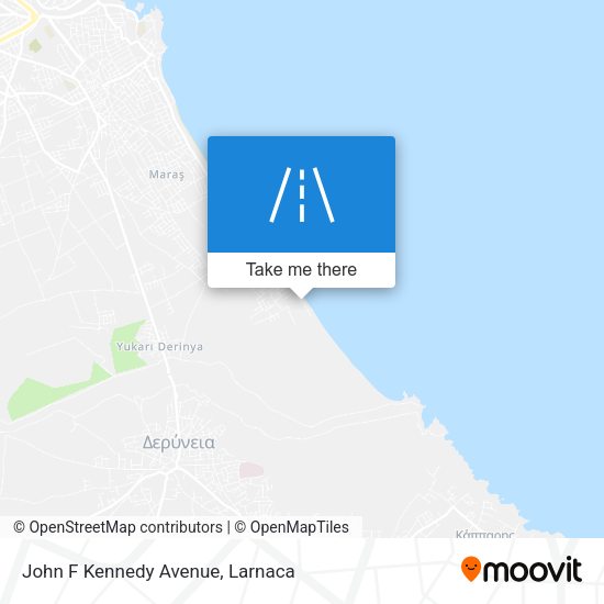 John F Kennedy Avenue map