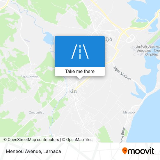 Meneou Avenue map