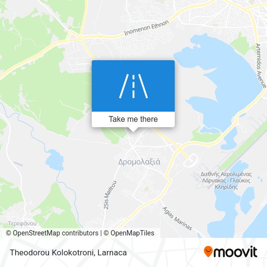 Theodorou Kolokotroni map