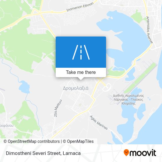 Dimostheni Severi Street map