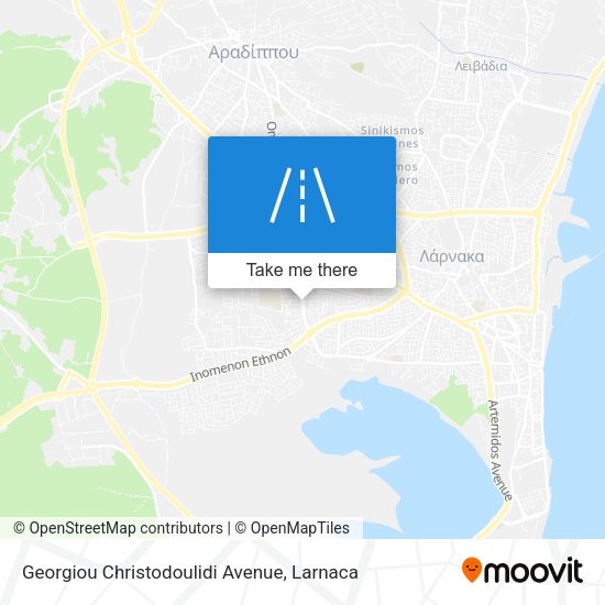 Georgiou Christodoulidi Avenue map