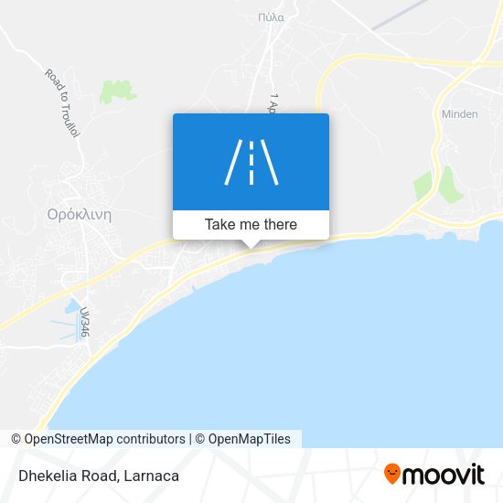 Dhekelia Road map