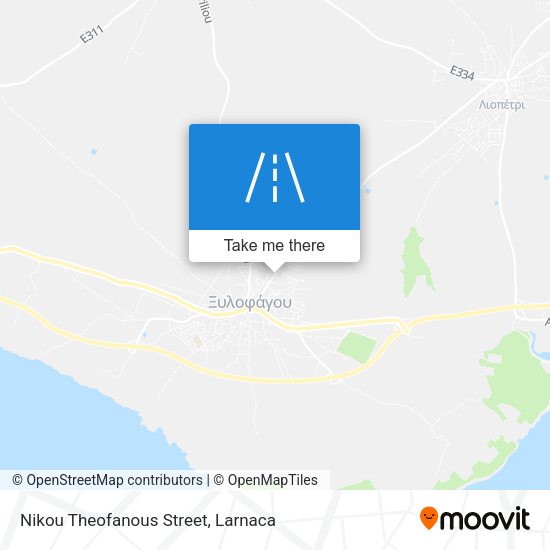 Nikou Theofanous Street map