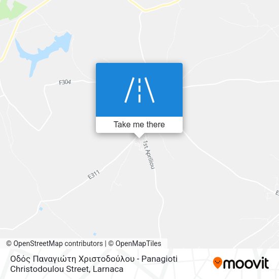 Οδός Παναγιώτη Χριστοδούλου - Panagioti Christodoulou Street map