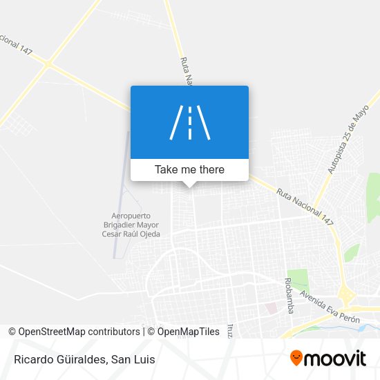 Ricardo Güiraldes map