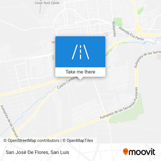 San José De Flores map