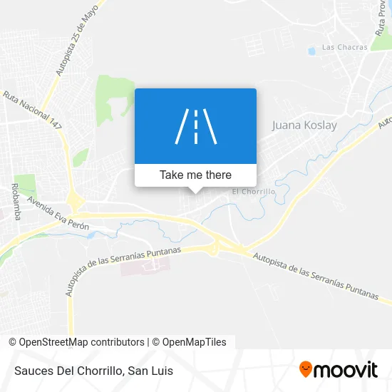 Sauces Del Chorrillo map