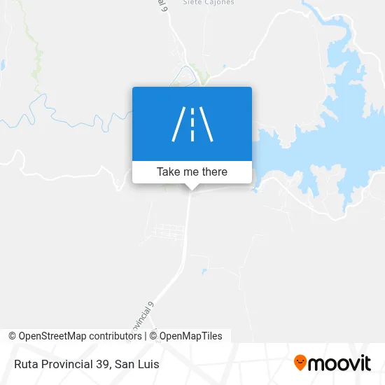 Ruta Provincial 39 map
