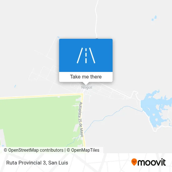 Ruta Provincial 3 map