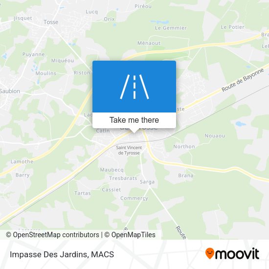 Impasse Des Jardins map