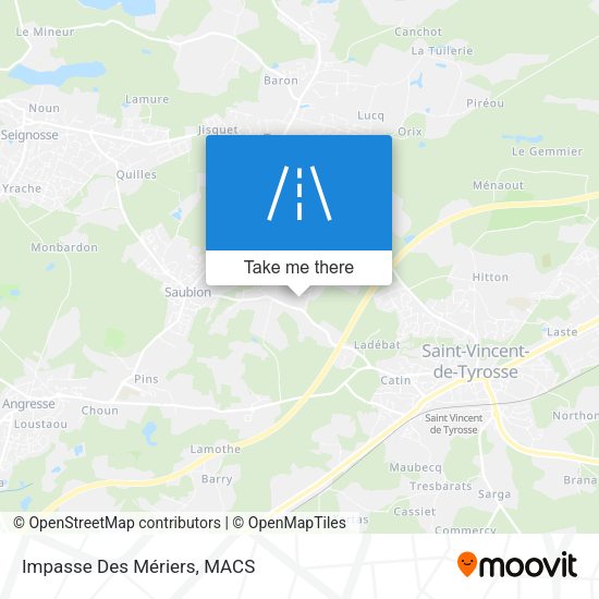 Impasse Des Mériers map