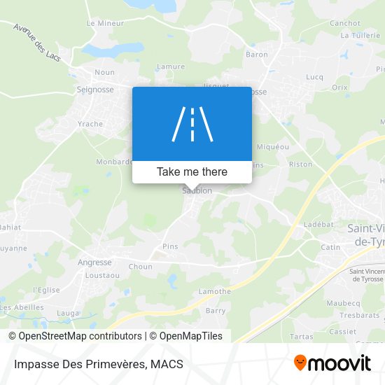 Impasse Des Primevères map