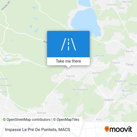 Impasse Le Pré De Ponteils map