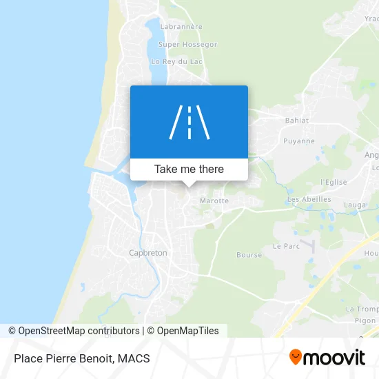 Place Pierre Benoit map