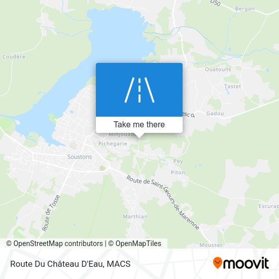 Route Du Château D'Eau map