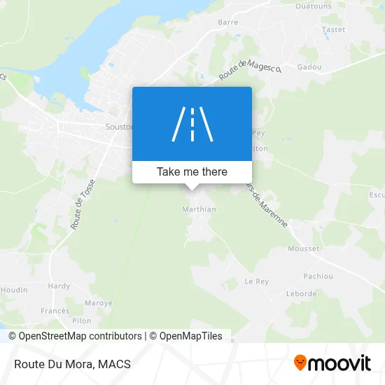 Route Du Mora map