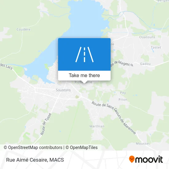 Rue Aimé Cesaire map