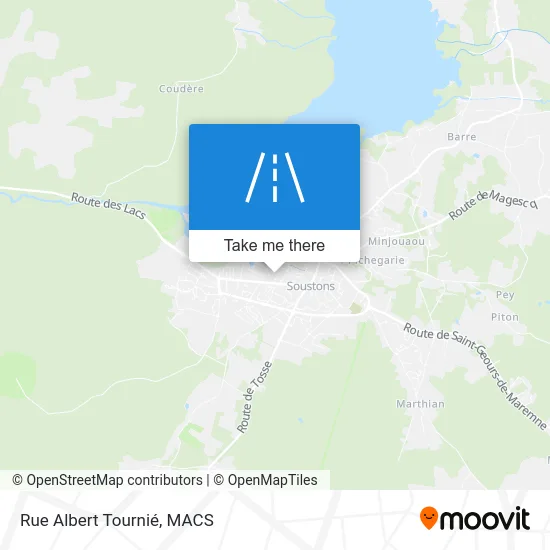 Rue Albert Tournié map