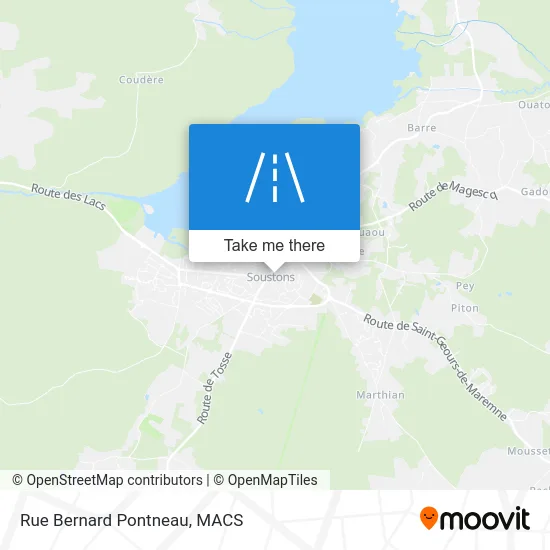 Rue Bernard Pontneau map