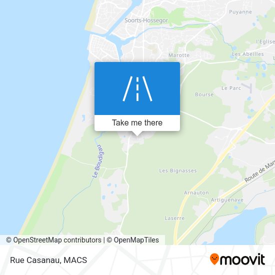 Rue Casanau map