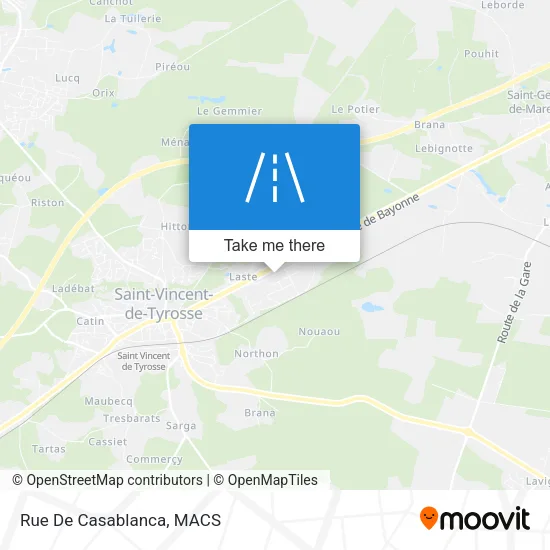 Rue De Casablanca map