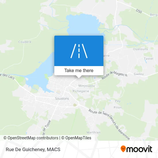 Rue De Guicheney map