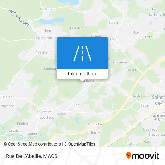 Rue De L'Abeille map