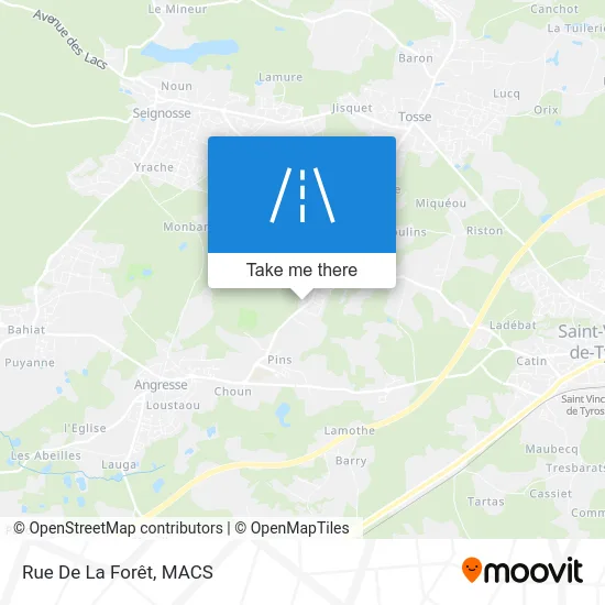 Rue De La Forêt map