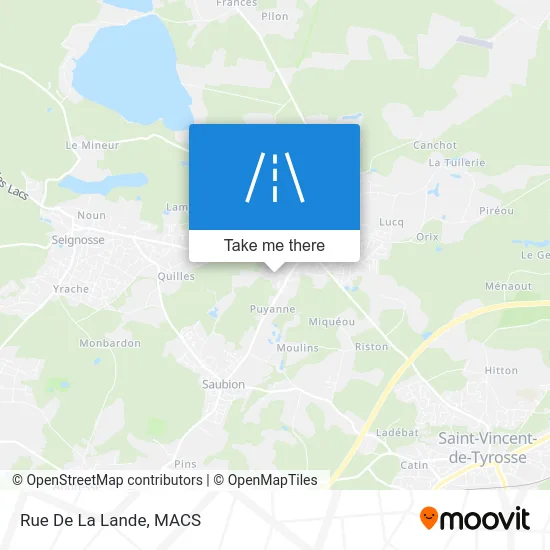 Rue De La Lande map