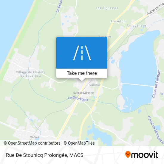 Rue De Stounicq Prolongée map