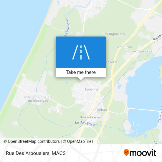 Rue Des Arbousiers map