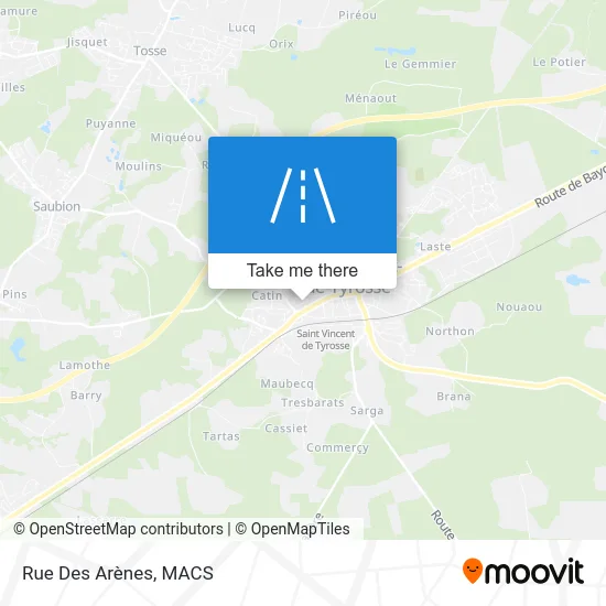 Rue Des Arènes map