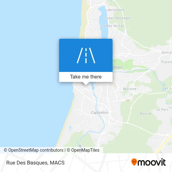 Rue Des Basques map