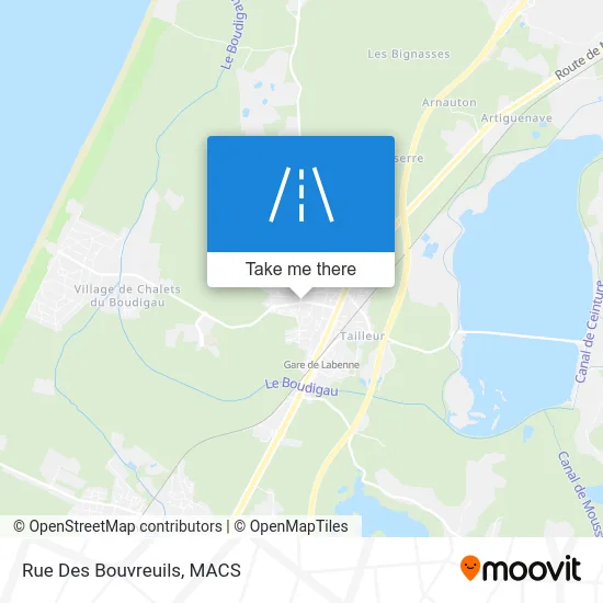 Rue Des Bouvreuils map