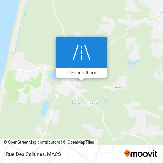 Rue Des Callunes map