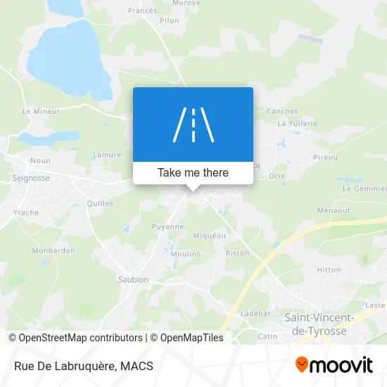 Rue De Labruquère map