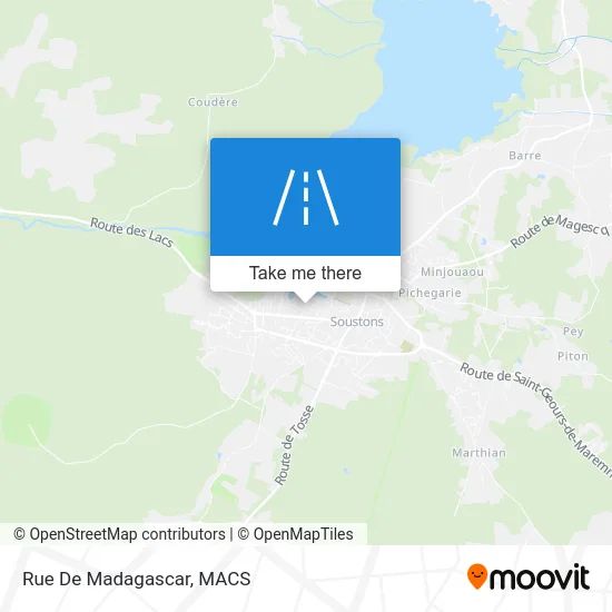 Rue De Madagascar map